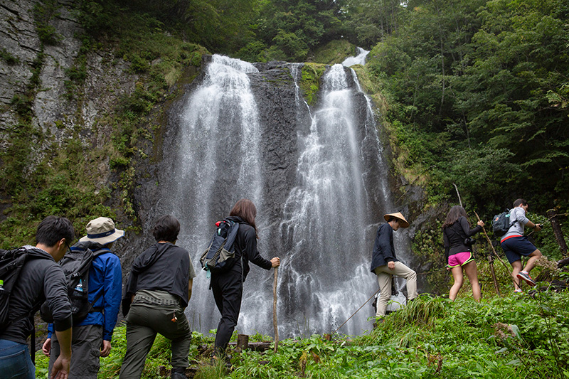 Waterfall in Mt. Norikura Goshikigahara Forest